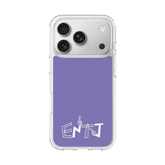 スリムプロテクションケース［ オリジナル - ENTJ 指揮官 - アルファベット - パープル ］