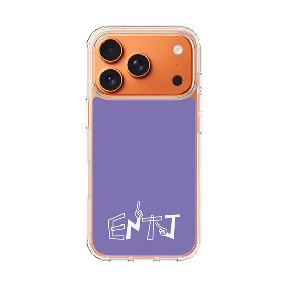 スリムプロテクションケース［ オリジナル - ENTJ 指揮官 - アルファベット - パープル ］