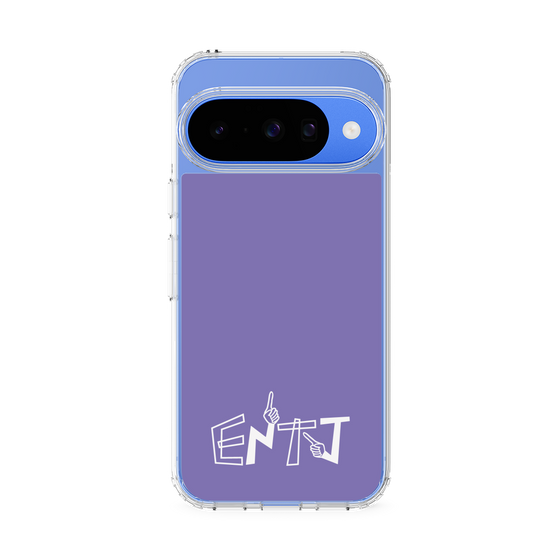 スリムプロテクションケース［ オリジナル - ENTJ 指揮官 - アルファベット - パープル ］