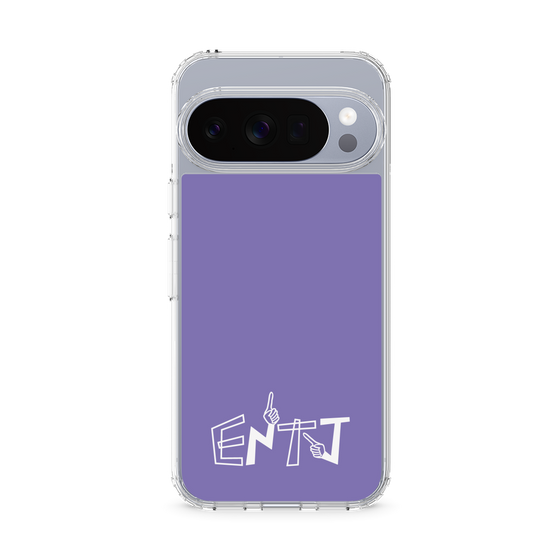 スリムプロテクションケース［ オリジナル - ENTJ 指揮官 - アルファベット - パープル ］