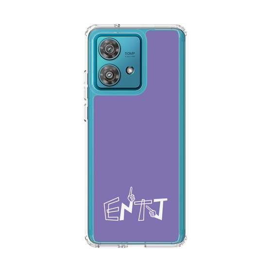 スリムプロテクションケース［ オリジナル - ENTJ 指揮官 - アルファベット - パープル ］
