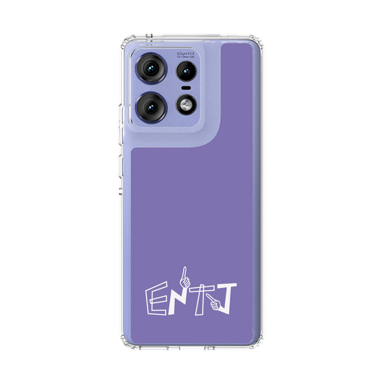 スリムプロテクションケース［ オリジナル - ENTJ 指揮官 - アルファベット - パープル ］