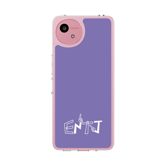 スリムプロテクションケース［ オリジナル - ENTJ 指揮官 - アルファベット - パープル ］