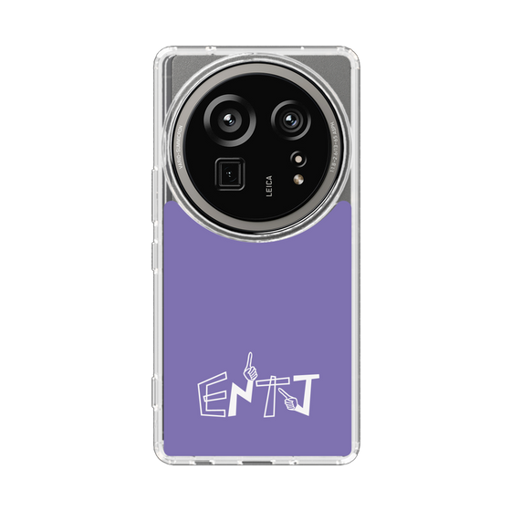 スリムプロテクションケース［ オリジナル - ENTJ 指揮官 - アルファベット - パープル ］