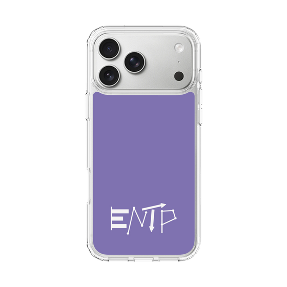 スリムプロテクションケース［ オリジナル - ENTP 討論者 - アルファベット - パープル ］