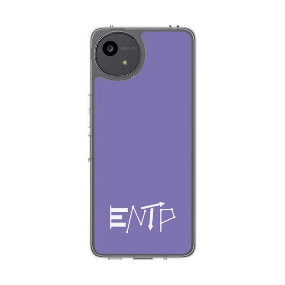 スリムプロテクションケース［ オリジナル - ENTP 討論者 - アルファベット - パープル ］