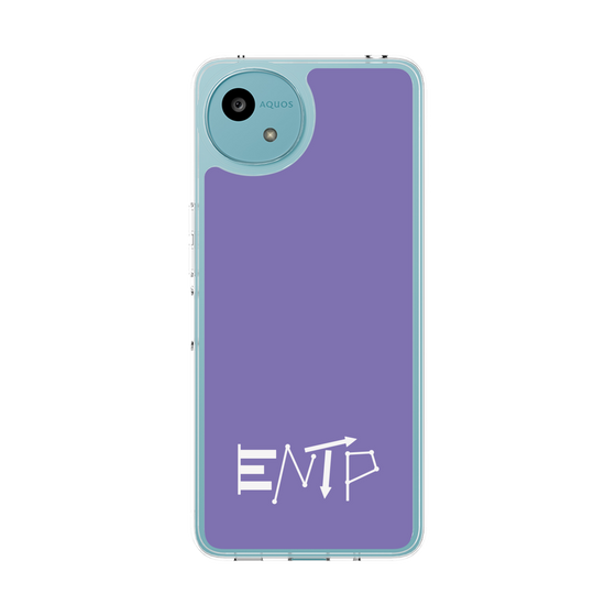 スリムプロテクションケース［ オリジナル - ENTP 討論者 - アルファベット - パープル ］