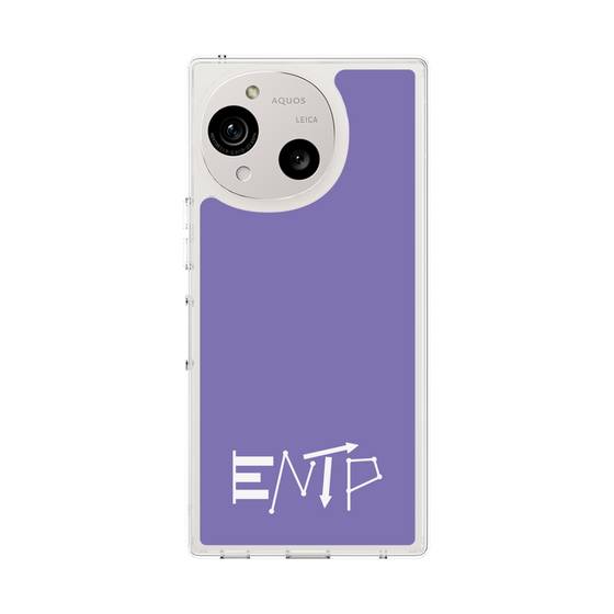 スリムプロテクションケース［ オリジナル - ENTP 討論者 - アルファベット - パープル ］