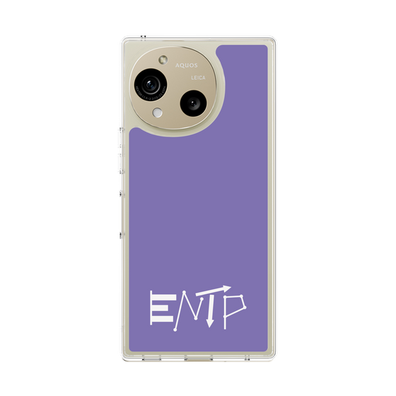 スリムプロテクションケース［ オリジナル - ENTP 討論者 - アルファベット - パープル ］
