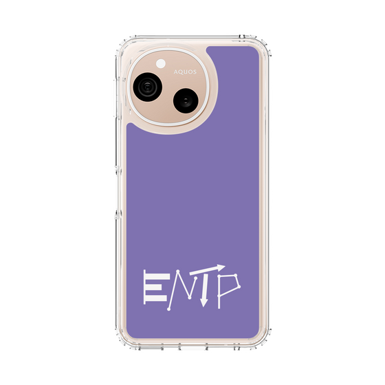 スリムプロテクションケース［ オリジナル - ENTP 討論者 - アルファベット - パープル ］