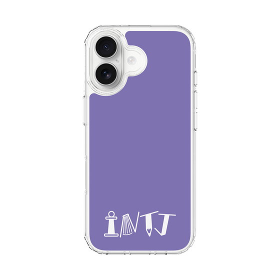 スリムプロテクションケース［ オリジナル - INTJ 建築家 - アルファベット - パープル ］