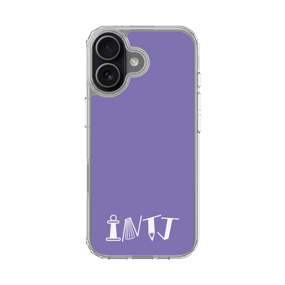 スリムプロテクションケース［ オリジナル - INTJ 建築家 - アルファベット - パープル ］