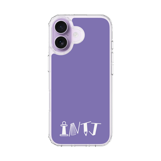 スリムプロテクションケース［ オリジナル - INTJ 建築家 - アルファベット - パープル ］