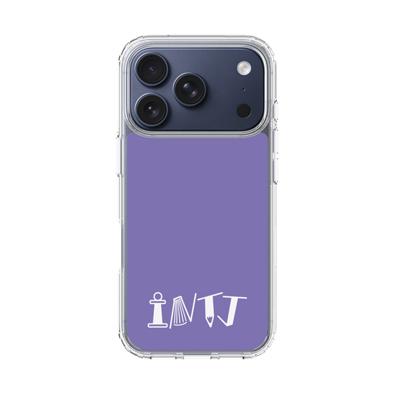 スリムプロテクションケース［ オリジナル - INTJ 建築家 - アルファベット - パープル ］