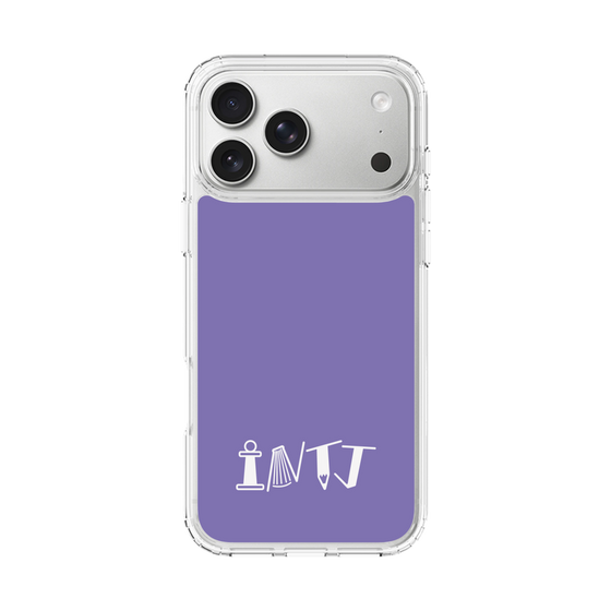 スリムプロテクションケース［ オリジナル - INTJ 建築家 - アルファベット - パープル ］