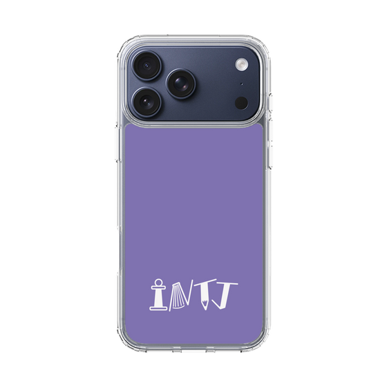スリムプロテクションケース［ オリジナル - INTJ 建築家 - アルファベット - パープル ］