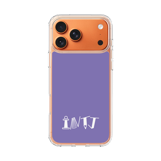 スリムプロテクションケース［ オリジナル - INTJ 建築家 - アルファベット - パープル ］