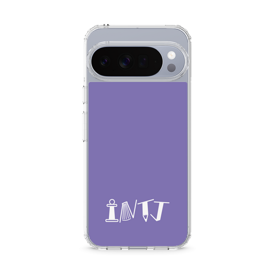 スリムプロテクションケース［ オリジナル - INTJ 建築家 - アルファベット - パープル ］