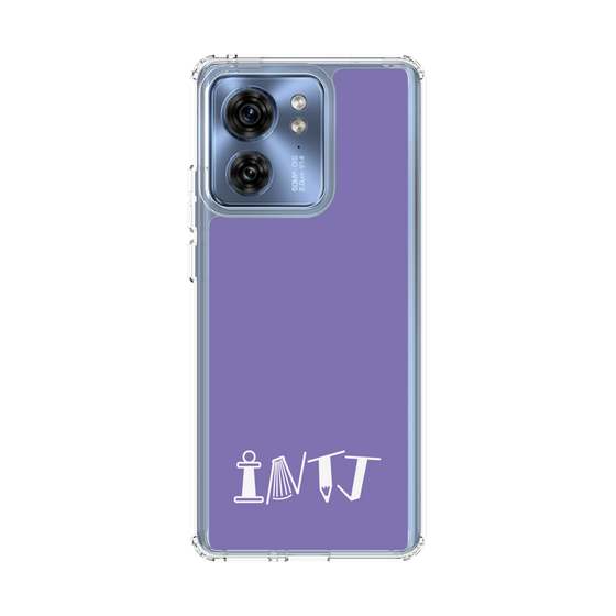 スリムプロテクションケース［ オリジナル - INTJ 建築家 - アルファベット - パープル ］