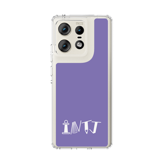スリムプロテクションケース［ オリジナル - INTJ 建築家 - アルファベット - パープル ］