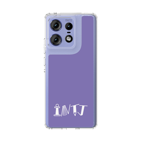 スリムプロテクションケース［ オリジナル - INTJ 建築家 - アルファベット - パープル ］