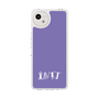スリムプロテクションケース［ オリジナル - INTJ 建築家 - アルファベット - パープル ］