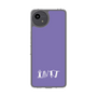 スリムプロテクションケース［ オリジナル - INTJ 建築家 - アルファベット - パープル ］