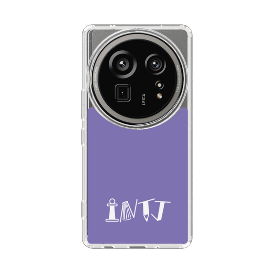 スリムプロテクションケース［ オリジナル - INTJ 建築家 - アルファベット - パープル ］