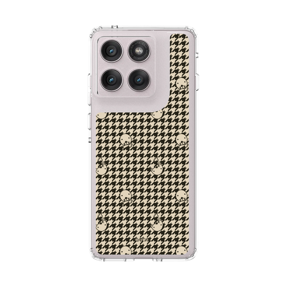 スリムプロテクションケース［ ぼのぼの - ぼのぼの千鳥格子柄 - ブラック ］