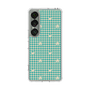 スリムプロテクションケース［ ぼのぼの - ぼのぼの千鳥格子柄 - ターコイズブルー ］
