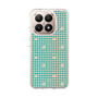 スリムプロテクションケース［ ぼのぼの - ぼのぼの千鳥格子柄 - ターコイズブルー ］