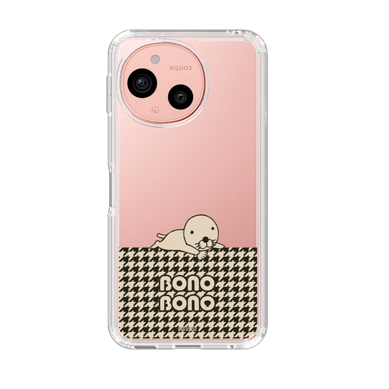 スリムプロテクションケース［ ぼのぼの - ワントーン - ブラック ］