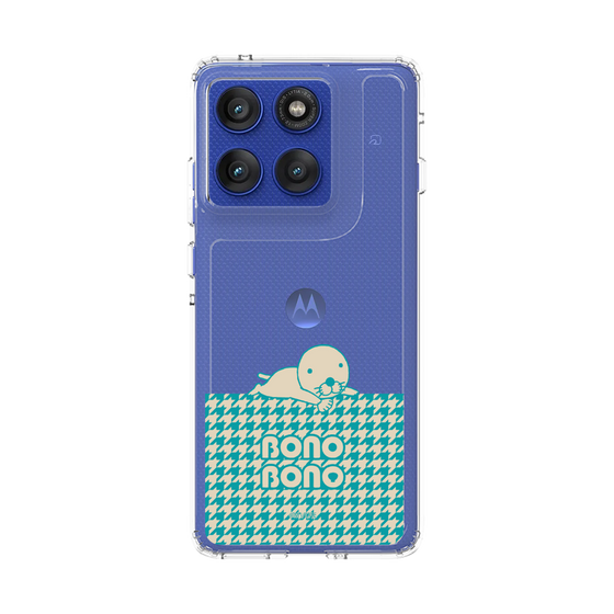 スリムプロテクションケース［ ぼのぼの - ワントーン - ターコイズブルー ］