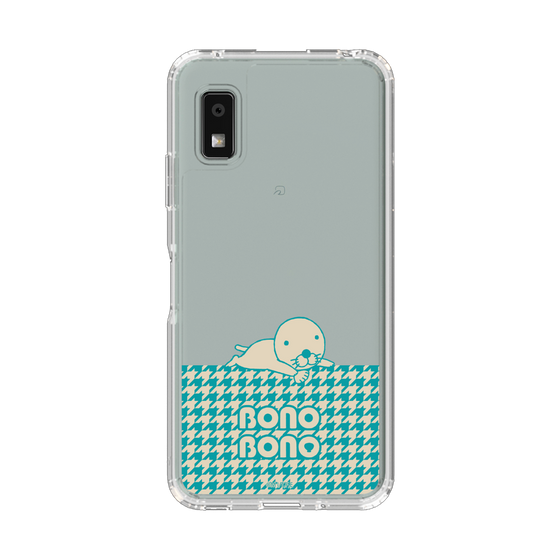 スリムプロテクションケース［ ぼのぼの - ワントーン - ターコイズブルー ］