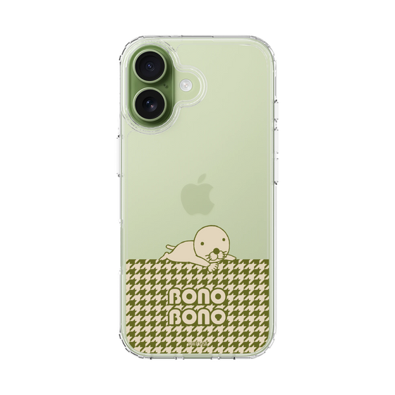 スリムプロテクションケース［ ぼのぼの - ワントーン - カーキ ］
