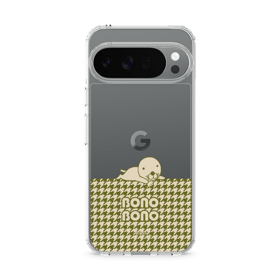 スリムプロテクションケース［ ぼのぼの - ワントーン - カーキ ］