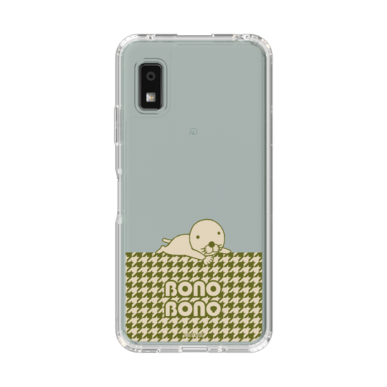 スリムプロテクションケース［ ぼのぼの - ワントーン - カーキ ］