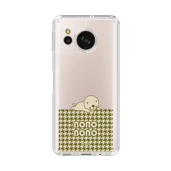 スリムプロテクションケース［ ぼのぼの - ワントーン - カーキ ］