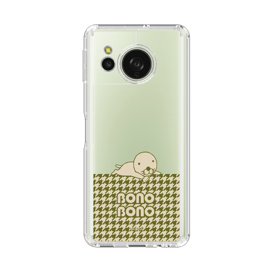 スリムプロテクションケース［ ぼのぼの - ワントーン - カーキ ］