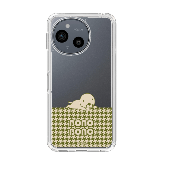 スリムプロテクションケース［ ぼのぼの - ワントーン - カーキ ］