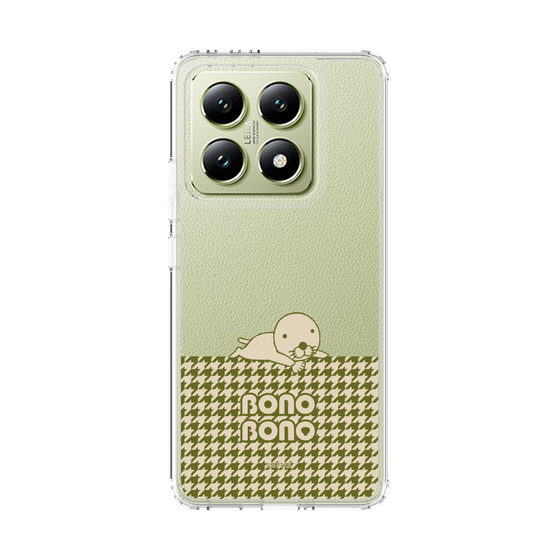 スリムプロテクションケース［ ぼのぼの - ワントーン - カーキ ］