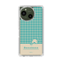 スリムプロテクションケース［ ぼのぼの - ぼのぼのと千鳥格子 - ターコイズブルー ］
