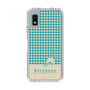 スリムプロテクションケース［ ぼのぼの - ぼのぼのと千鳥格子 - ターコイズブルー ］