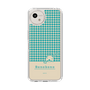 スリムプロテクションケース［ ぼのぼの - ぼのぼのと千鳥格子 - ターコイズブルー ］
