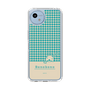 スリムプロテクションケース［ ぼのぼの - ぼのぼのと千鳥格子 - ターコイズブルー ］