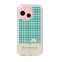 スリムプロテクションケース［ ぼのぼの - ぼのぼのと千鳥格子 - ターコイズブルー ］