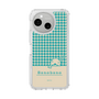 スリムプロテクションケース［ ぼのぼの - ぼのぼのと千鳥格子 - ターコイズブルー ］