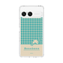 スリムプロテクションケース［ ぼのぼの - ぼのぼのと千鳥格子 - ターコイズブルー ］