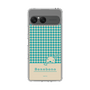 スリムプロテクションケース［ ぼのぼの - ぼのぼのと千鳥格子 - ターコイズブルー ］