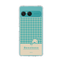 スリムプロテクションケース［ ぼのぼの - ぼのぼのと千鳥格子 - ターコイズブルー ］